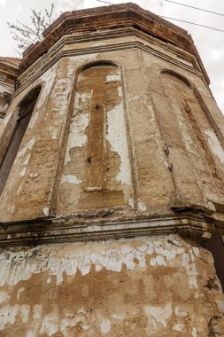 Odessa, Ukrayna eski Lutheran Kilisesi kalıntıları. 1803 yılında tarihi binada 20 yüzyılda Rusya'da devrim sırasında proletaryanın Vandallar tarafından yok ilk Alman göçmenler inşa. Muhteşem tapınak kalıntıları