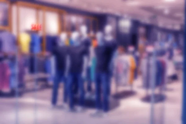 Oskärpa Urbana Marknadsplatser Store Sista Säsongens Varuförsäljning Mode Shopping Hall — Stockfoto