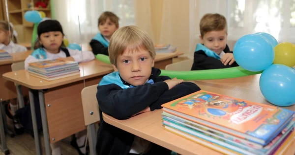 Odessa Ucrania Septiembre 2016 Niños Primaria Maestros Aula Estudio Los — Foto de Stock