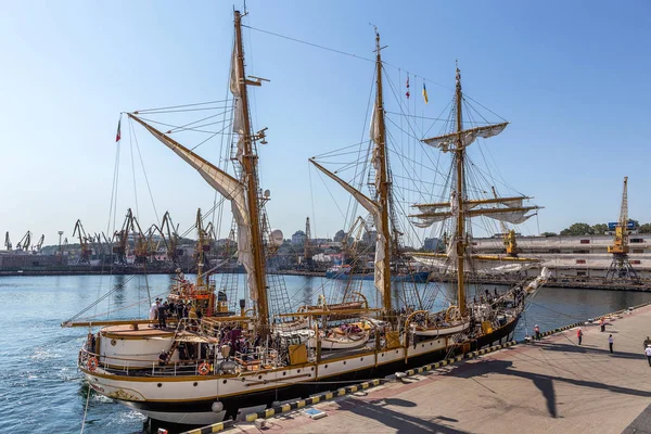 Odessa Ukraine August 2016 Ausbildung Barkenschiff Der Italienischen Marine Palinuro — Stockfoto