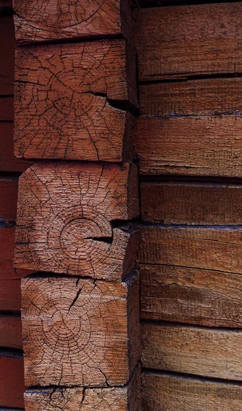 Wooden Background Wood Background Individual Boards Gathered Shield Log Background — Stock Photo, Image