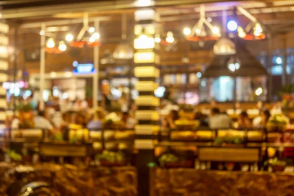 Das Innere Eines Kleinen Restaurants Verschwimmt Unscharfes Bokeh Café Interieur — Stockfoto