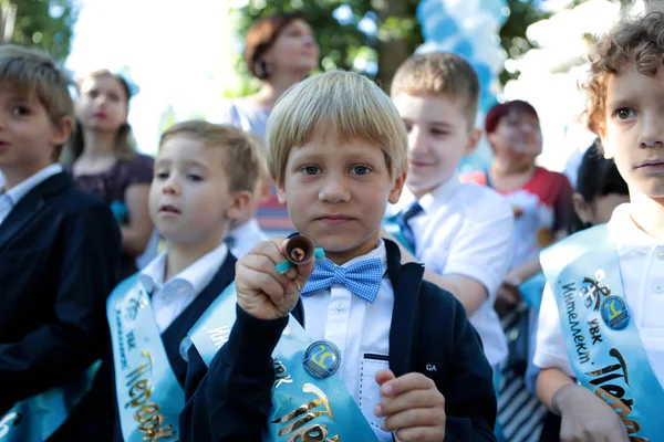 Odessa Ukraine September 2016 Grundschulkinder Und Lehrer Klassenzimmer Das Studium — Stockfoto