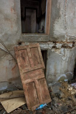 Üretim Binası bitki Çernobil'de terk edilmiş. Eski fabrika mahveder. Bi boka yaramaz, paslı metal ekipman fabrika bozuldu. Kıyamet tasarım, retro, stalker için öğe