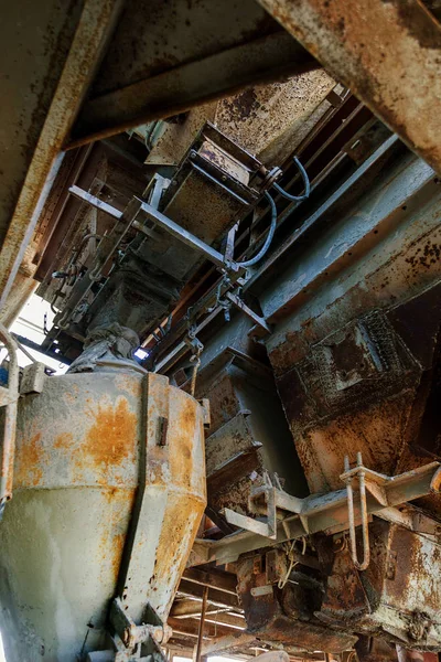 Old Abandoned Industrial Building Cement Plant Chernobyl Ruins Old Factory — Stock Photo, Image