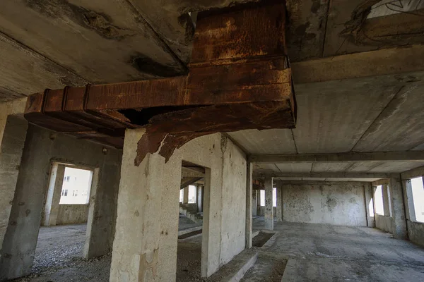 Oude Rusty Industriële Ventilatie Een Verlaten Productie Opbouw Ventilatie Belang — Stockfoto