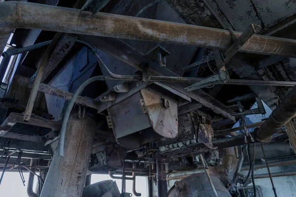 Gamla Övergivna Industriella Byggnaden Cementfabrik Chernobyl Ruinerna Gammal Fabrik Skräp — Stockfoto