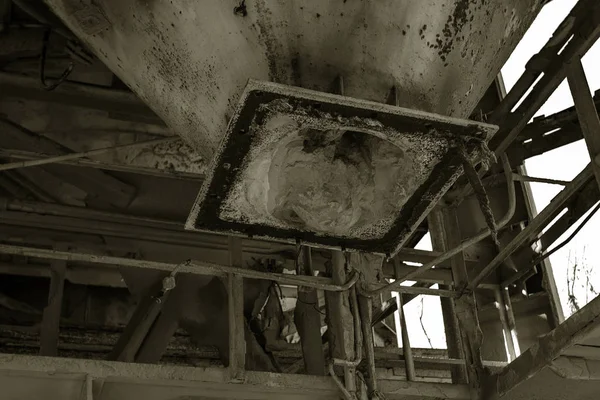 Стара Покинута Промислова Будівля Цементного Заводу Чорнобиль Руїни Старої Фабрики — стокове фото