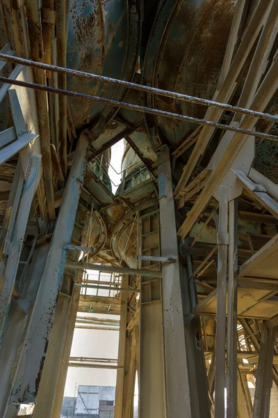 Antico Edificio Industriale Abbandonato Della Cementeria Chernobyl Rovine Una Vecchia — Foto Stock