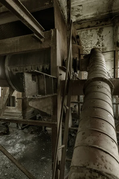 Antico Edificio Industriale Abbandonato Della Cementeria Chernobyl Rovine Una Vecchia — Foto Stock