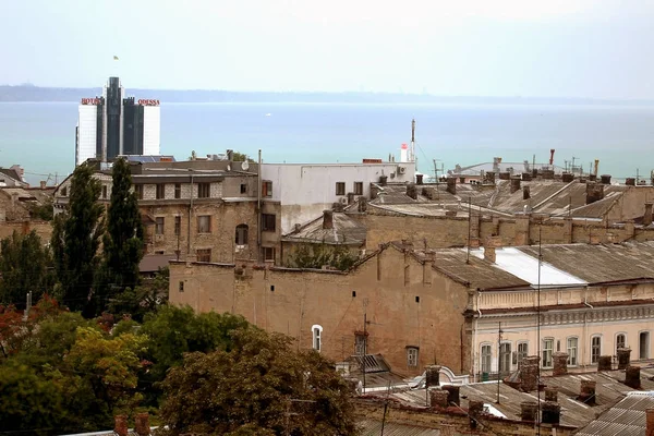 Odessa Ukraina Senast 2011 Stadsbilden Stadsbilden Från Ett Fågelperspektiv Byggt — Stockfoto