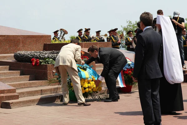 Odessa Ukraine April 2011 Foreign Minister Russia Sergey Lavrov Official — Stock Photo, Image