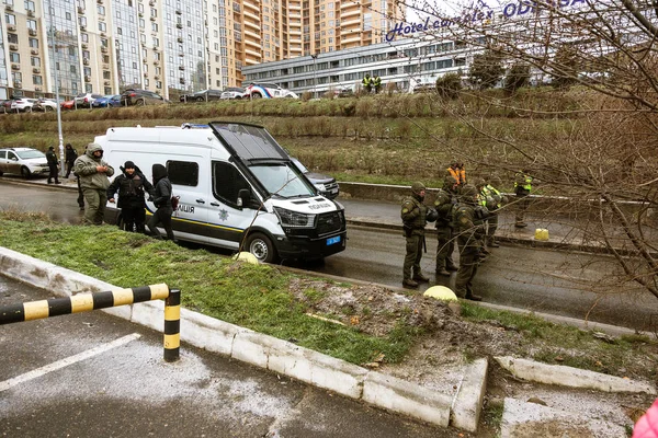 Odessa Ucrania Abril 2018 Autoridades Policía Interrumpen Las Elecciones Presidenciales — Foto de Stock