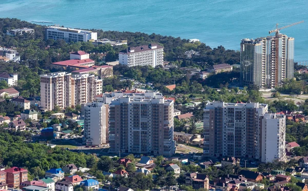 Gelenzhik Rosja Circa 2018 Widok Góry Widokiem Kurort Widok Morze — Zdjęcie stockowe