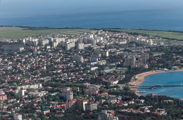 Gelenzhik Rusia Circa 2018 Vista Superior Ciudad Balnearia Una Vista —  Fotos de Stock