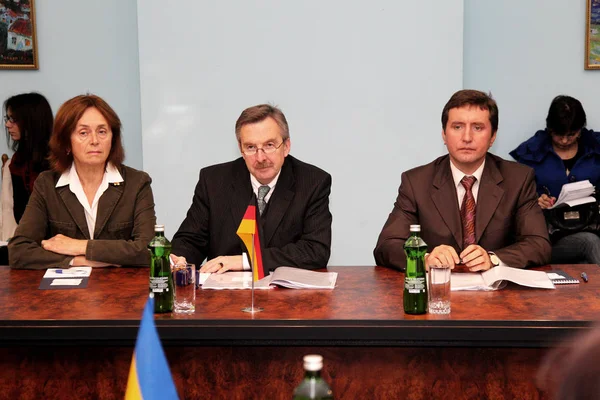 Odessa Ukraine November 2010 Ambassador Extraordinary Plenipotentiary Federal Republic Germany — Stock Photo, Image