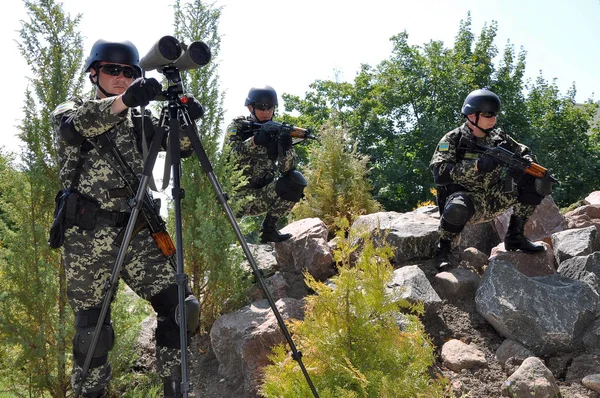 Одесса Украина Июня 2011 Года Военные Учения Пограничных Войск Украины — стоковое фото