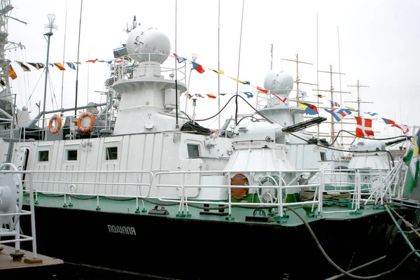 Odessa Ucraina Maggio Confine Marittimo Della Flotta Ucraina Navi Marinai — Foto Stock