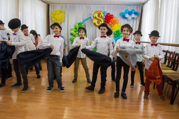 Odessa Oekraïne Maart 2018 Kinderen Presteren Concert Basisschool Kinder Theatrale — Stockfoto