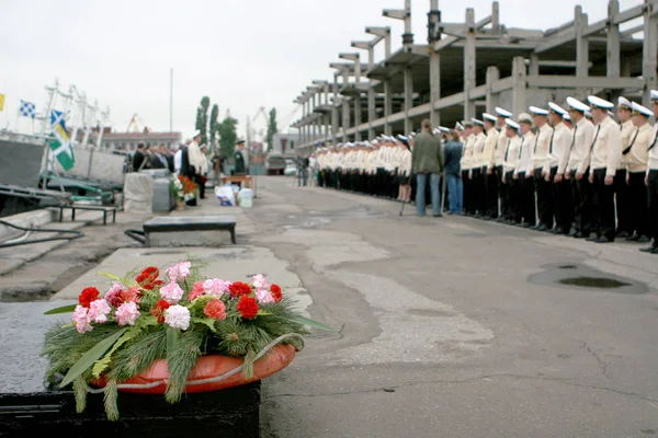 Odessa Ukraine May Sea Border Ukraine Fleet Ships Sailors Military — Stock Photo, Image