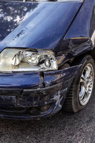 Oděsa Ukrajina Června 2018 Autonehody Havárie Ulici Poškozené Automobily Kolizi — Stock fotografie