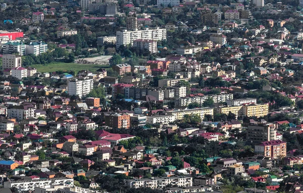 Gelenzhik Rosja Circa 2018 Widok Góry Widokiem Kurort Widok Morze — Zdjęcie stockowe