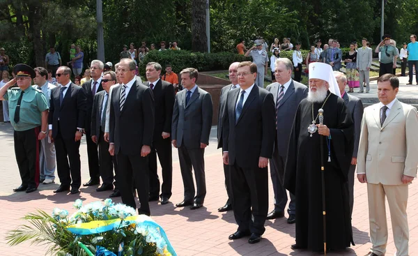 Odessa Ukraine April 2011 Foreign Minister Russia Sergey Lavrov Official — Stock Photo, Image