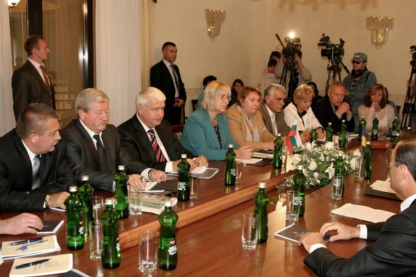Οδησσός Ουκρανία Σεπτεμβρίου 2010 Πρόεδρος Τσάτσεβα Dangovska Πρόεδρος Της Εθνοσυνέλευσης — Φωτογραφία Αρχείου