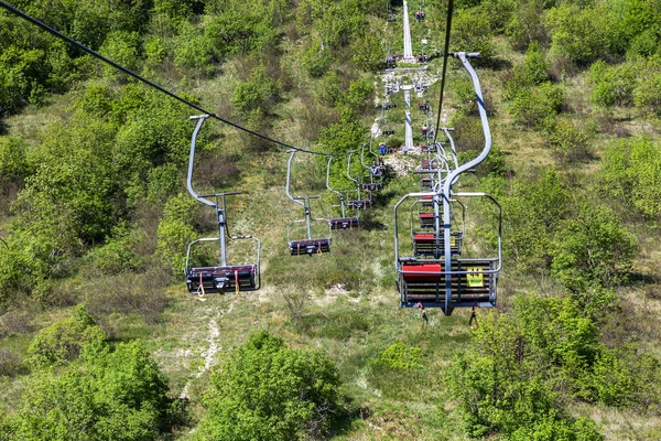 Rusko Gelendzhik Května 2018 Sestup Lanovce Gelendzhik Safari Parku Markotch — Stock fotografie