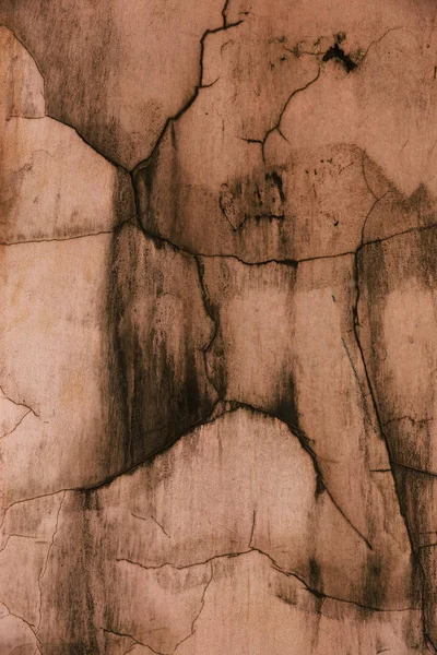 Трещины Фоновая Поверхность Творческими Трюками Глубокая Трещина Стене Тарина Лепниной — стоковое фото