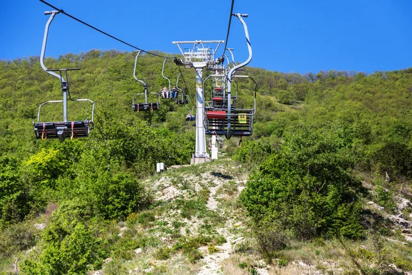 Russia Gelendzhik Krasnodar Territory May 2018 Descent Cable Car Gelendzhik Stock Photo