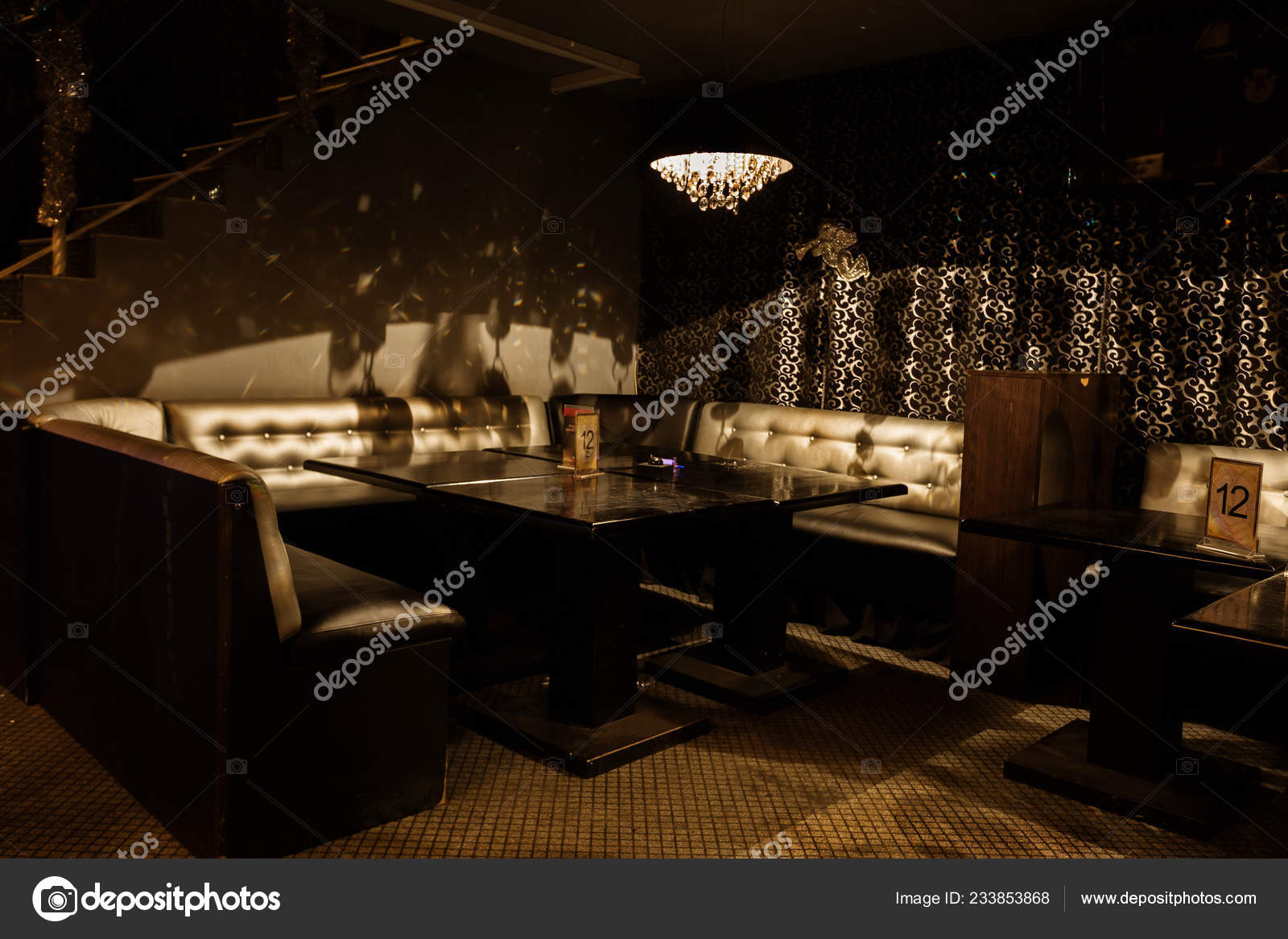 Intimate Interior Luxury Nightclub Restaurant Concept