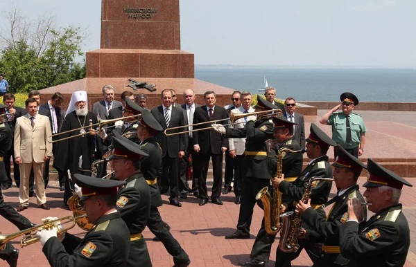 Odessa Ucrânia Abril 2011 Ministro Dos Negócios Estrangeiros Rússia Sergey — Fotografia de Stock