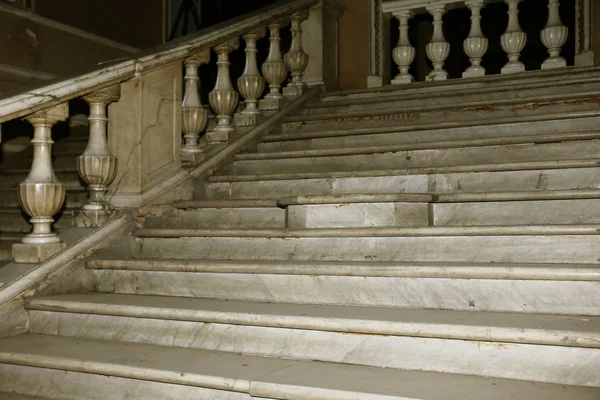Old Open Stone Staircase Stone Marble Steps Old Staircase Traces — Stock Photo, Image