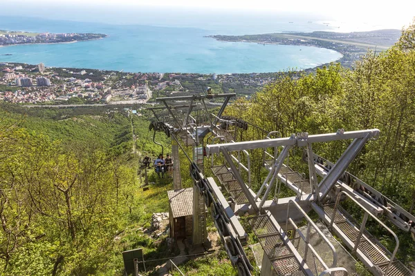 Russland Gelendzhik Krasnodar Territorium Mai 2018 Abfahrt Mit Der Seilbahn — Stockfoto