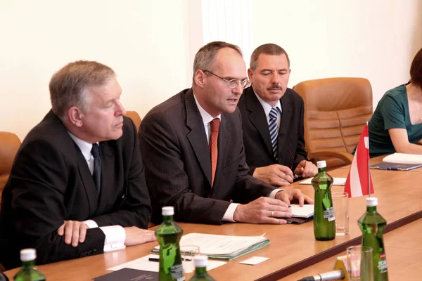 Odessa Ukraine Mai 2011 Außerordentlicher Und Bevollmächtigter Botschafter Österreichs Der — Stockfoto