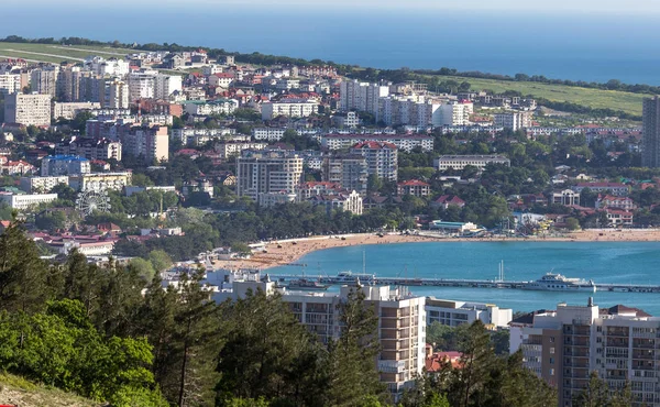 Gelenzhik Rusia Circa 2018 Vista Superior Ciudad Balnearia Una Vista —  Fotos de Stock