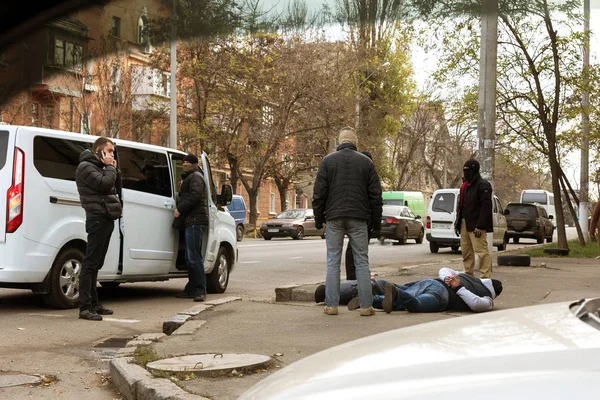 Odessa Oekraïne November 2017 Een Speciale Groep Van Politie Actie — Stockfoto