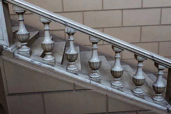 Una Vieja Escalera Piedra Abierta Piedra Escalones Mármol Escalera Vieja — Foto de Stock