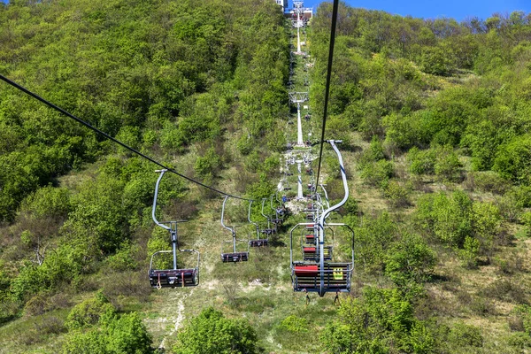 Rússia Gelendzhik Território Krasnodar Maio 2018 Descida Teleférico Parque Safári — Fotografia de Stock