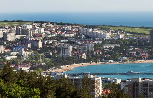 Gelenzhik Rusia Circa 2018 Vista Superior Ciudad Balnearia Una Vista —  Fotos de Stock