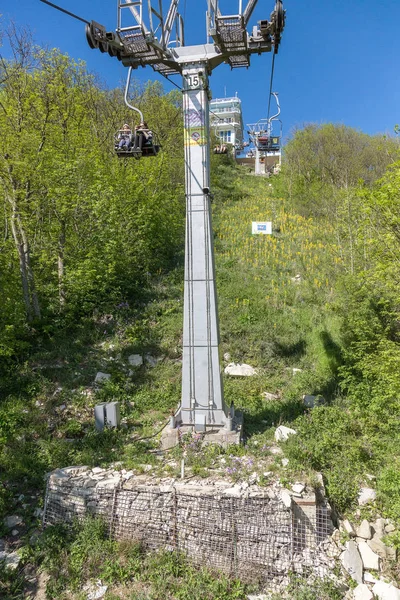 Rússia Gelendzhik Território Krasnodar Maio 2018 Descida Teleférico Parque Safári — Fotografia de Stock