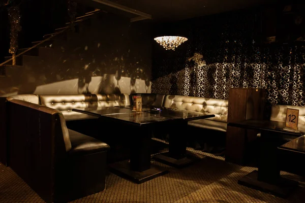 Samimi Lüks Gece Kulübü Restoran Pahalı Gevşeme Rahatlama Gece Striptiz — Stok fotoğraf