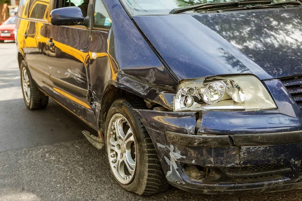 Odessa Ucraina Giugno 2018 Incidente Auto Sulla Strada Auto Danneggiate — Foto Stock