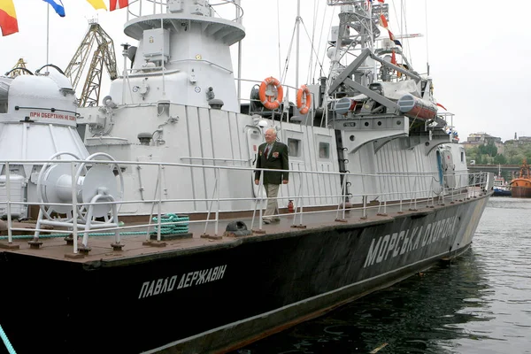 Odessa Ucrania Mayo Frontera Marítima Flota Ucraniana Barcos Marineros Puerto —  Fotos de Stock