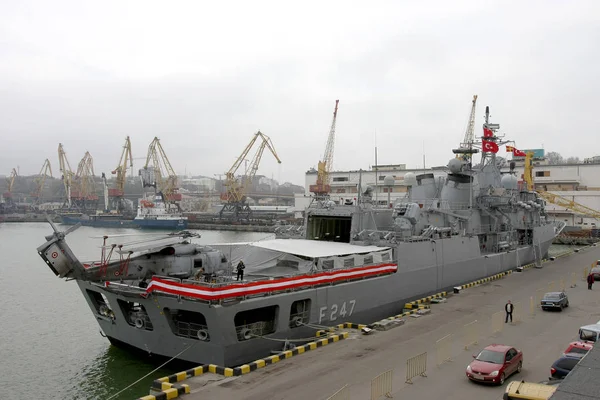 Odessa Ucraina Aprile Nave Navale F247 Attraccata Nel Porto Odessa — Foto Stock