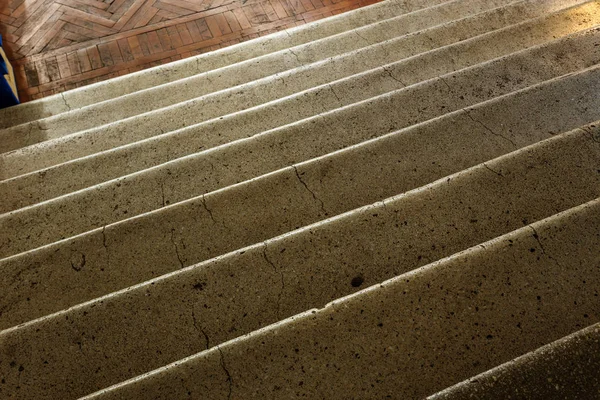 Цемент Кам Яними Сходами Старі Будівлі Урожай Кам Яні Сходи — стокове фото