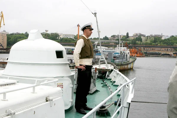 Odessa Ucrania Mayo Frontera Marítima Flota Ucraniana Barcos Marineros Puerto — Foto de Stock