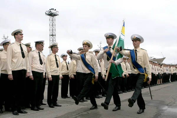 Odessa Ukraine May Sea Border Ukraine Fleet Ships Sailors Military — Stock Photo, Image