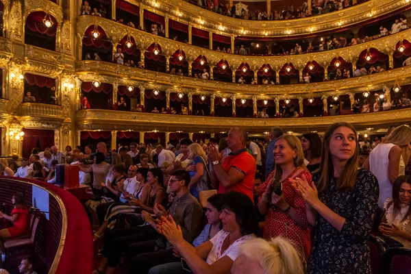 Odessa Ucrania Circa 2018 Gran Multitud Espectadores Auditorio Sala Conciertos —  Fotos de Stock